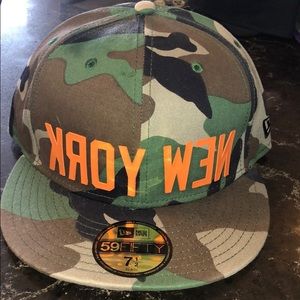 New Era x Mighty Healthy NEW YORK camo fitted hat